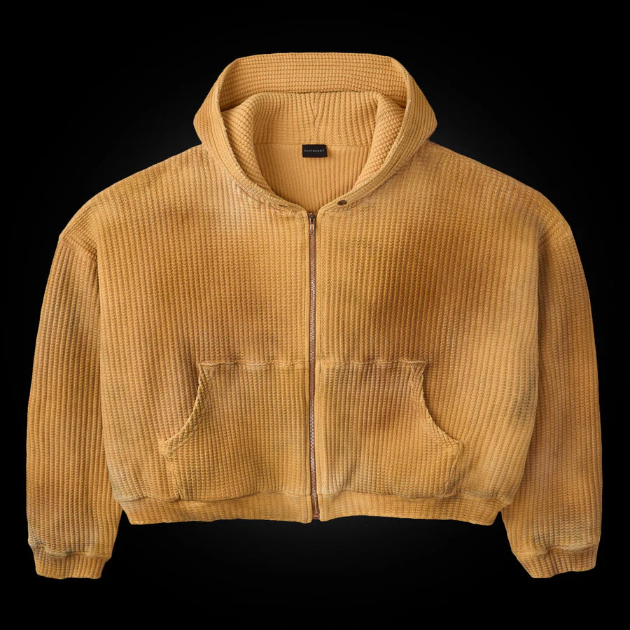 Gv Gallery WAFFLE THERMAL ZIP UP